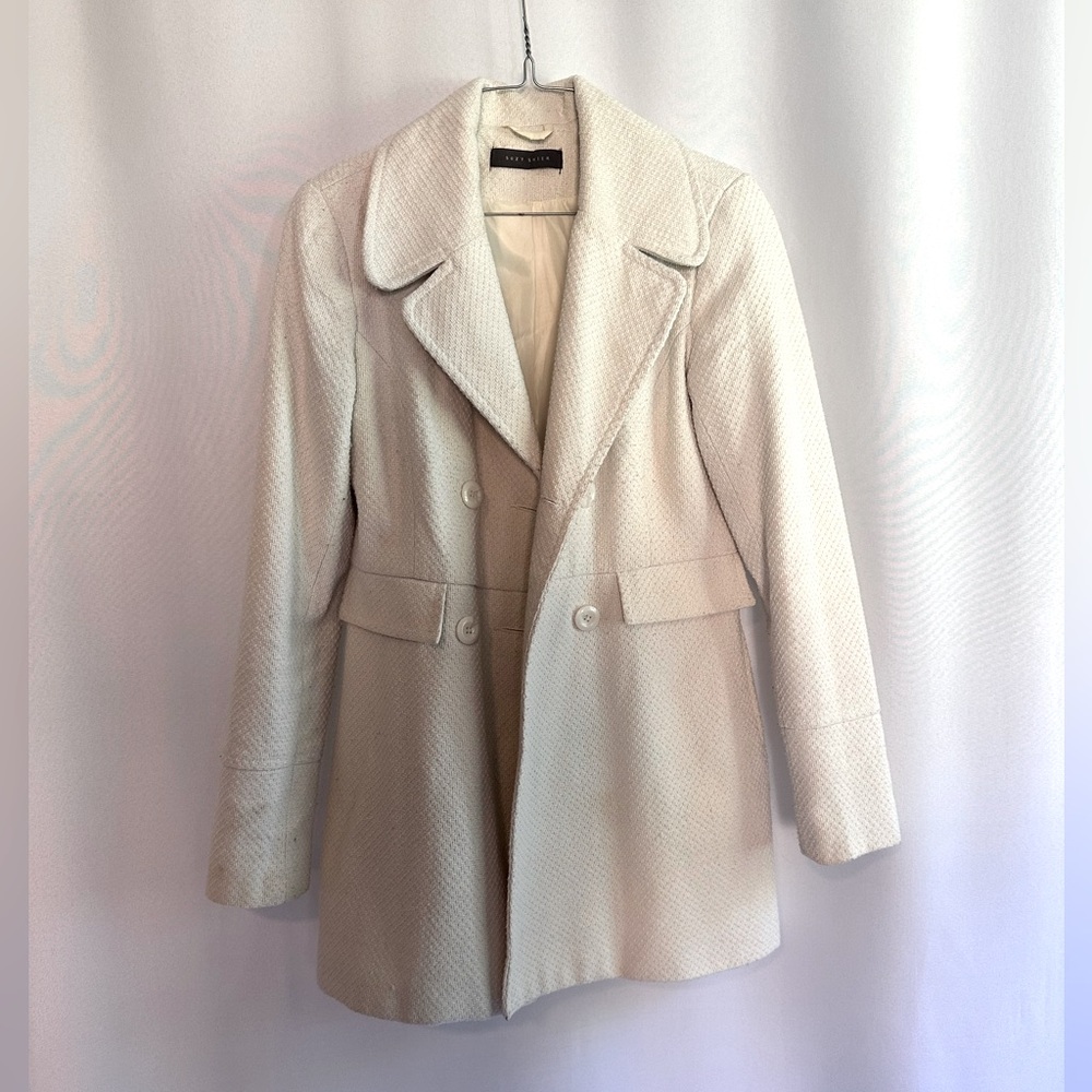 SUZY SHIER Off White Women’s Pea Jacket